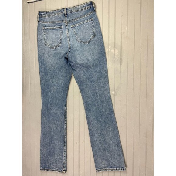 Old Navy Size 2 Womens Jeans Kicker Bootcut Hi Rise Med Wash Stretch Button Fly - Picture 5 of 5